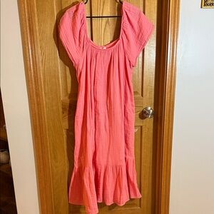 Time and Tru Coral Dress